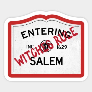 Entering Salem Sticker